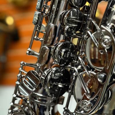 Cannonball Raven A5 Black Big Bell Stone Series Alto Saxophone CUSTOM ENGRAVED! image 21