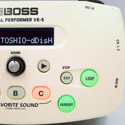 Boss VE-5-WH Vocal Performer White With Original Box Power Supply Vocal Effect Processor Z8B0281 image 3