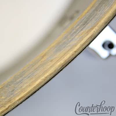 *Rogers 20x14"Cleveland Silver Sparkle"Top Hat"Bass Drum Holiday Vintage 60s USA image 12