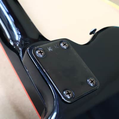 Memphis Tele 1980s Japan GB400/GB410 Red Black Widow Electric Guitar image 13