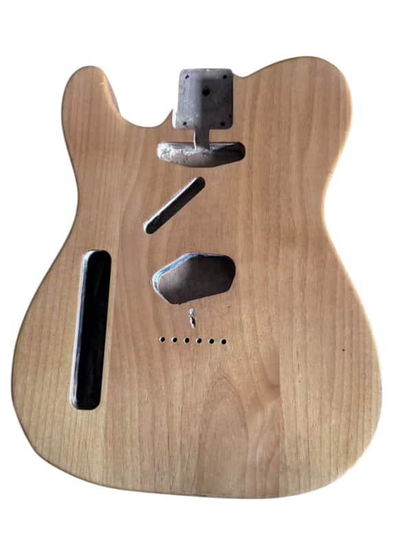 Lefty Alder Wood Telecaster Tele Style Guitar Body image 1