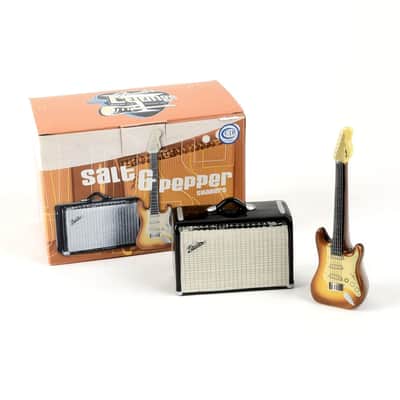 Fender Salt & Pepper Shakers Stratocaster Guitar & Twin Amp image 1