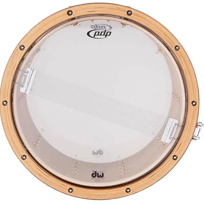 PDP LE Dark Stain Maple and Walnut 14”x7.5” Snare 2020s - Walnut stain image 3