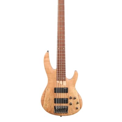 ESP LTD B205SM 5-String Electric Bass Guitar Natural Satin image 2