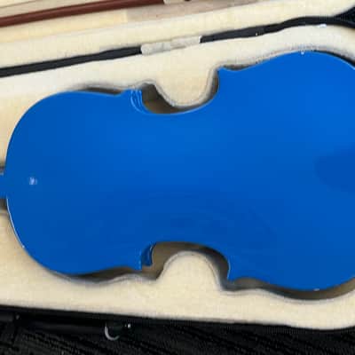 Mendini 1/4 size violin - Blue image 4