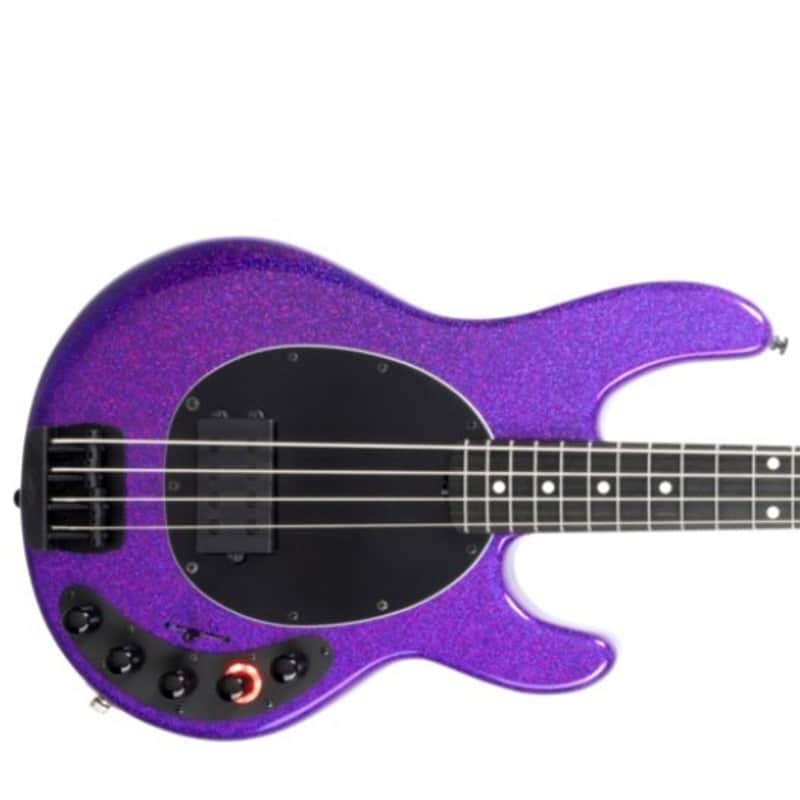 Ernie Ball Music Man StingRay 4 "DarkRay II", NEW COLOR Plasma Purple / Ebony image 1