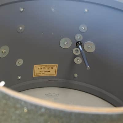 1960 Rogers "Swingtime" Sparkling Silver Pearl Drum Kit image 13