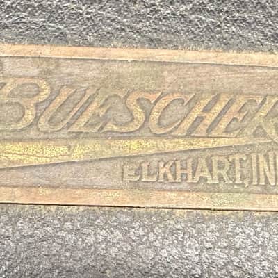 Vintage Buescher True Tone Low Pitch Saxophone (c.1925) – Serial #194484 – Original Case – No Mouthpiece image 3