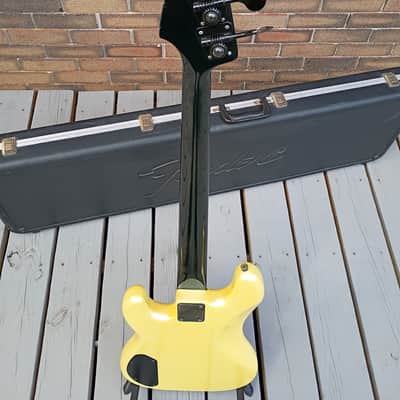 1985 Fender Jazz Bass Special Champagne Pearl image 11