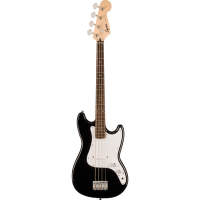 Squier Sonic Bronco Bass IL Black - 4-String Electric Bass image 1