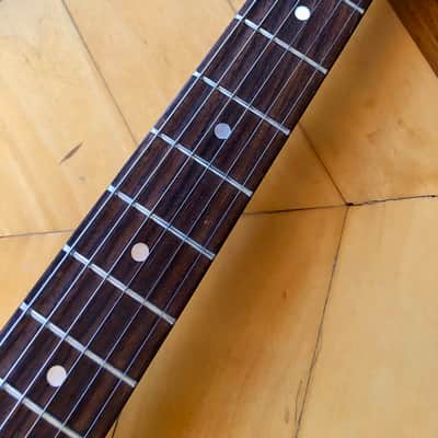 NEW Fernandes Dragonfly Electric Guitar Gold Sparkle Finish Double cutaway NOS image 12