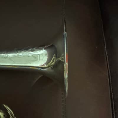 King Silvertone Bb Cornet (1948) SN 288332 (silver plated) (100% new clear lacquer) image 16