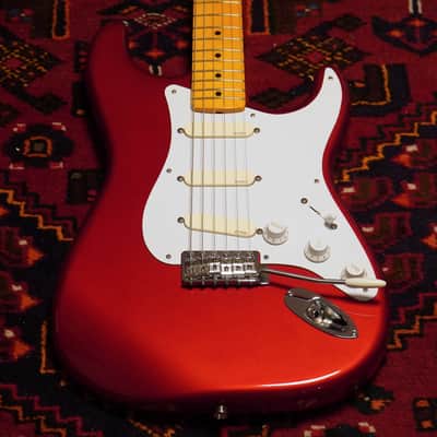B-Stock David Gilmour Candy Apple Red Fender Stratocaster - Classic 50s Lacquer EMG DG-20 image 5