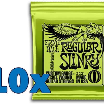 Ernie Ball 2221 OFFERTA 3 MUTE corde chitarra elettrica 10-46 image 2