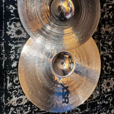 (MINT) Sabian 14" XSR Hi-Hat Cymbals (Pair) - Brilliant image 4