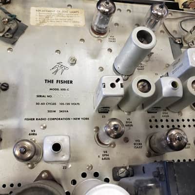Fully Restored Fisher 500C Stereo Tube FM Receiver - Classic Fisher Looks And Performance - Very Late Serial Number! image 17