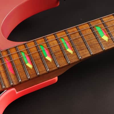 Ibanez JEM777-SK Shocking Pink 1987 – First Year, FujiGen Japan, Steve Vai Signature, Original Edge Tremolo image 7
