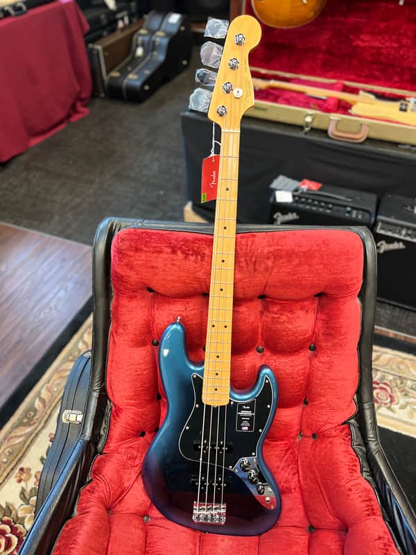 Fender American Pro II Jazz Bass  2021 Black Knight image 1
