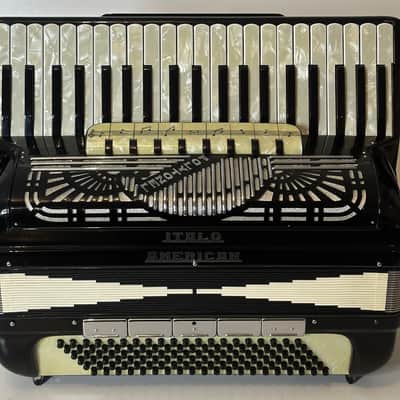 Italo American Polytone Single Tone Chamber Full-size Piano Accordion 2+1 LMH image 2