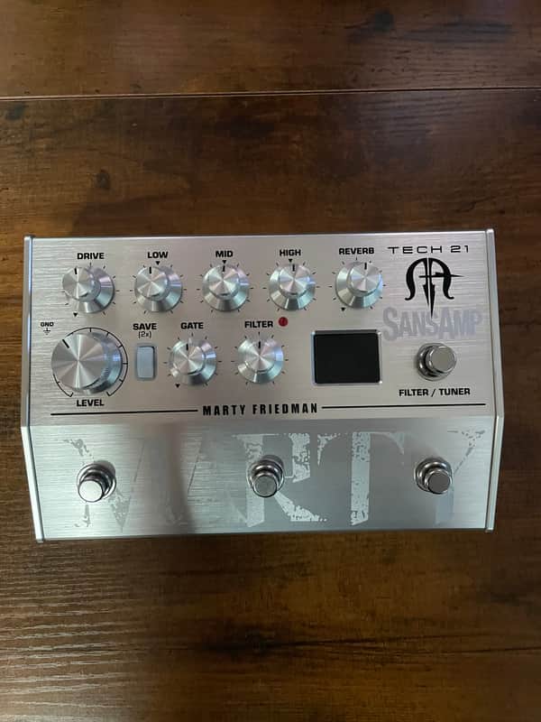 Tech 21 Marty Friedman Signature SansAmp 2025 - Present - Silver image 1