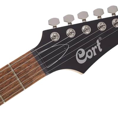 Cort X Series X100 Electric Guitar, Open Pore Black, X100OPBK image 7