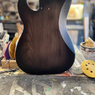 Madlad Instruments Finished PJ Precision Bass PBass Body - Quiet Graveyard (sourced and made with pride in north Texas) - Matte Poly Finish image 2