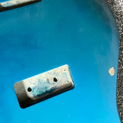 1992 G&L CLF Research L-1000 Bass Body Emerald Green Metallic image 3
