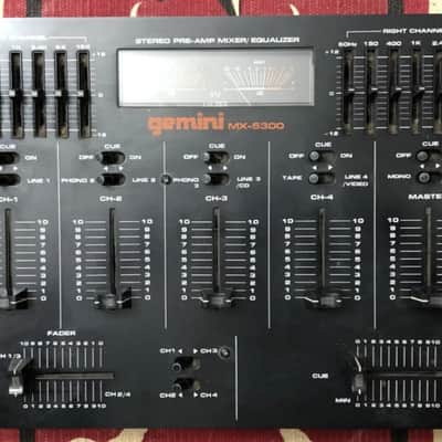 Gemini MX-5300 Stereo Pre-Amp Mixer 7-Band Equalizer DJ Rack Mount image 2