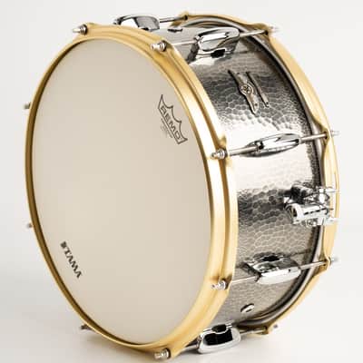 Tama TAS1465H STAR Reserve Snare Drum Vol.7 Hand Hammered Aluminum 14"×6.5" image 9