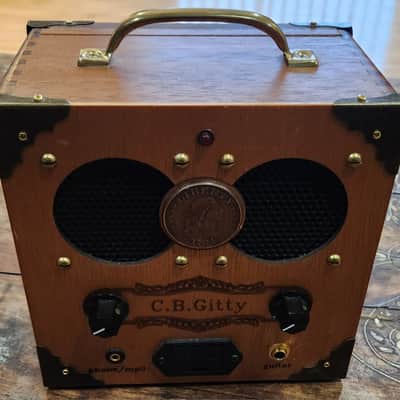C.B. Gitty 1794 Copper Penny Cigar Box Pony Amp 2020s USA image 6