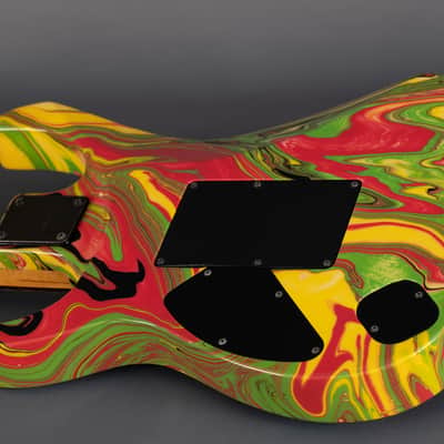 Ibanez UV77MC Universe Multicolour Swirl 1991 image 9