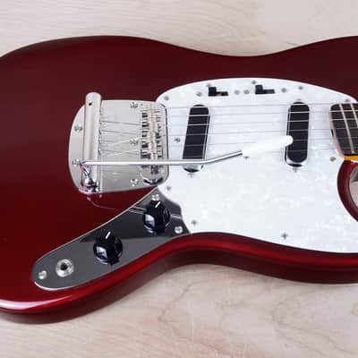 Fender MG-69 MH Mustang '69 Reissue MIJ 2010 Candy Apple Red with Matching Headstock Japan w/ Bag image 4
