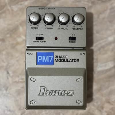 Ibanez PM7 Phase Modulator [NOS - New Old Stock] ToneLok Series - Grey Silver with Box and Manual image 6