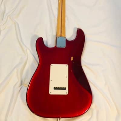 Fender Strat Plus Deluxe with Maple Fretboard 1988-1993 - Crimson Frost image 13