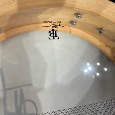 Terry Bozzio's DW - 5.5x13" Craviotto Solid Shell Snare Drum - Transparent Purple Lacquer - Autographed! image 24