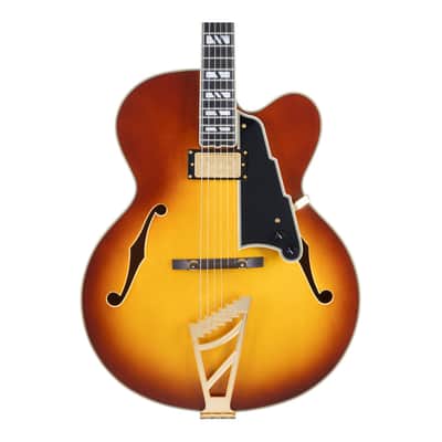 D'Angelico Excel EXL-1 Hollow Body Guitar - Dark Iced Tea Burst - Open Box image 1