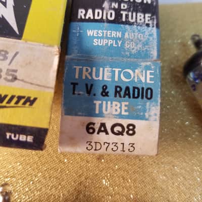 Matsushita etc. Matched Pair (2) 6AQ8 Japan tNOS AT1000 TESTED Vacuum Tubes ECC85 dual triode 1962-1980 image 2