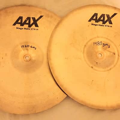 SABIAN HEAVY STAGE HI-HATS PAIR -FREE SHIPPING TO CUSA! image 3
