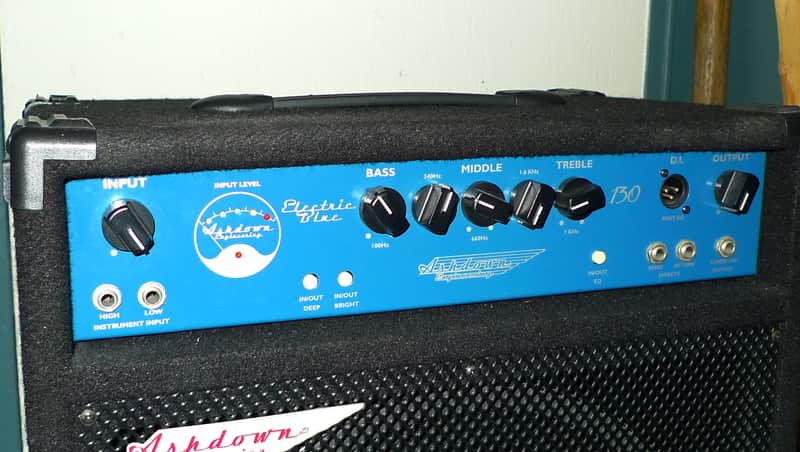 Ashdown Electric Blue 130 Bass Amp Combo Amplifier. 15