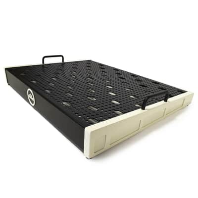Temple Audio Duo 17 (17" x 12.5") Pedalboard Vintage White DUO-17-VW image 1