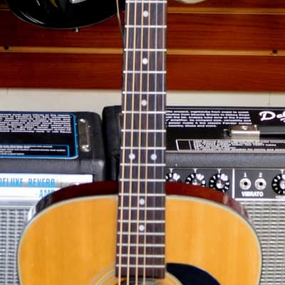 Vintage 1970's Fender F-35 Acoustic Dreadnought Guitar w/Soft Case! Made In Japan! RARE! VERY NICE!!! image 3