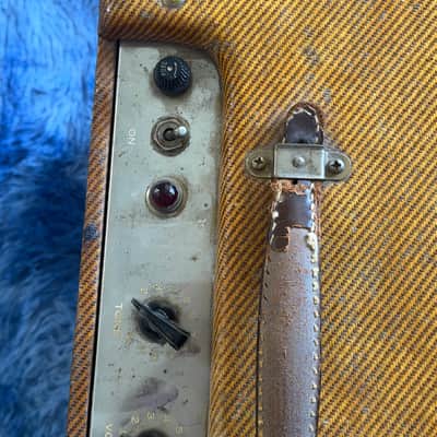 1956 Fender Princeton Tweed 5F2 Narrow Panel 4-Watt 1x8" Guitar Combo Amp image 5