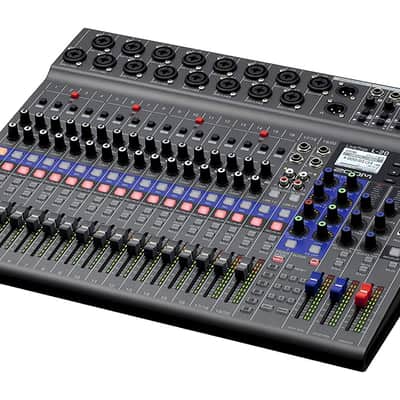 Zoom LiveTrak L-20 Digital Mixer & Multitrack Recorder, 20-Input/ 22-Channel SD Card Recorder, 22-in/4-out USB Audio Interface, 6 Customizable Outputs, Wireless iOS Control image 3