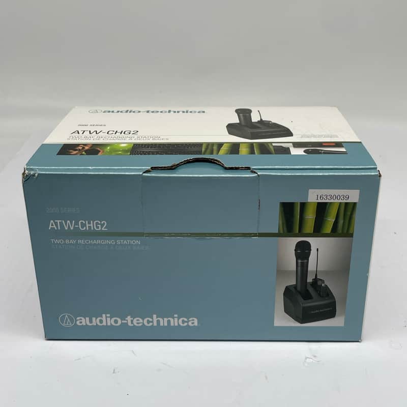 Audio-Technica ATW-CHG2 Dual Bay Recharge Station For ATW-2000A Wireless OPEN image 1
