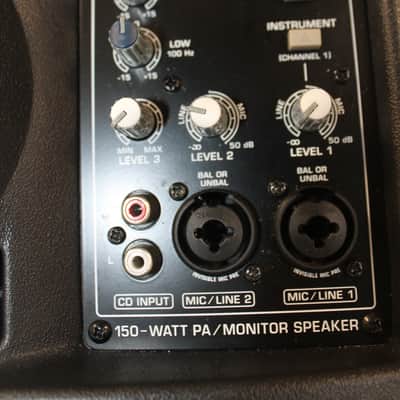 Behringer EUROLIVE B205D Ultra-Compact 150W PA/Monitor Speaker System (Tested) image 2