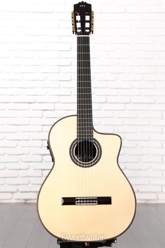 Cordoba GK Pro Negra Nylon String Acoustic-Electric Guitar - Spruce (GKProNegrad2) image 1