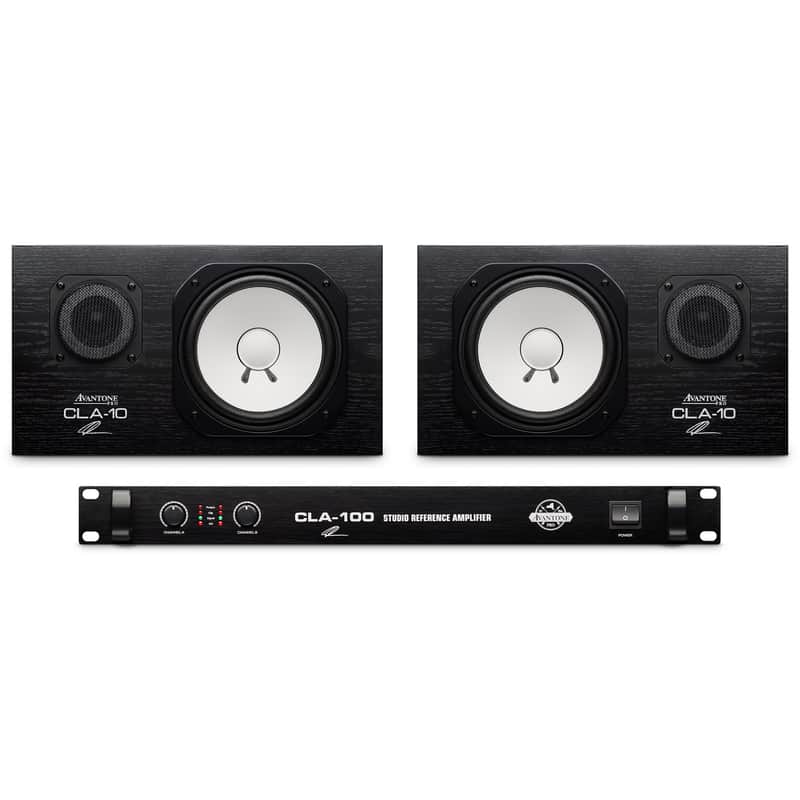 Avantone CLA-10 Passive Monitors (Pair) Bundle with CLA-100 Studio Power Amp image 1