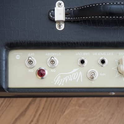 Magnatone Varsity Cathedral Front 1x12 Combo Boutique Tube Amp Near Mint, Celestion Blue image 6