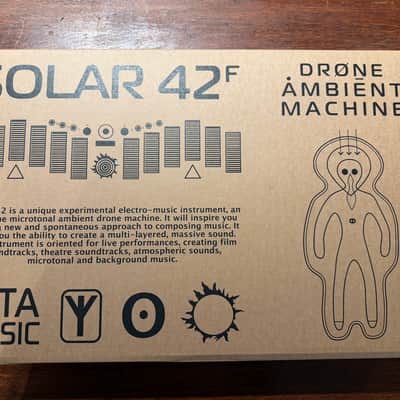 Elta Music Solar 42F with gig bag Ambient Machine Drone Synthesizer White image 10