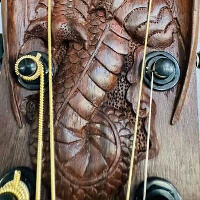 Blueberry Handmade Baritone Acoustic Guitar image 6